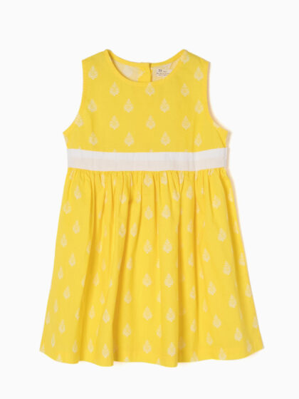 zippy παιδικο φόρεμα κίτρινο