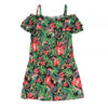 Boboli Παιδικό φόρεμα φλοράλ 412029 με πολύχρωμη εκτύπωση