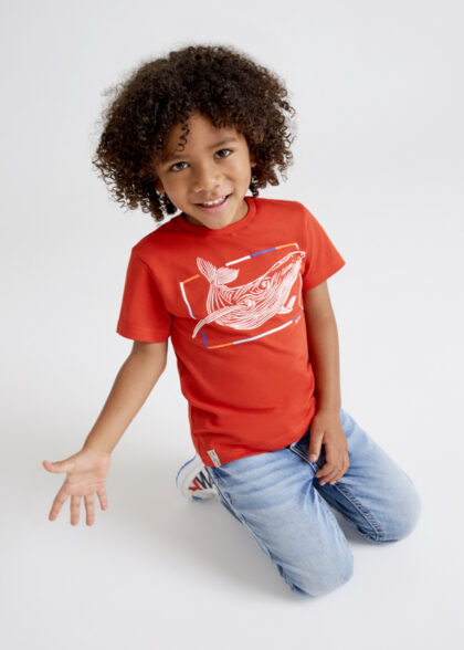 Mayoral παιδική μπλούζα με στάμπα 22-03010-055